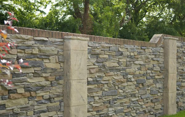 Stone Facing Retaining Walls Made Easy Eazyclad Cladding - Stone Veneer Concrete Retaining Wall